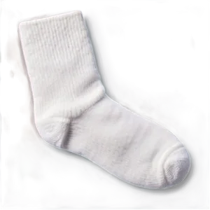 White Thick Socks PNG 06272024