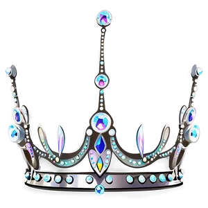 White Tiara Crown Png 9 PNG image