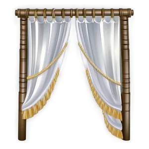 White Transparent Curtains Png 54 PNG image