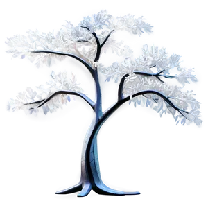 White Tree In Abstract Form PNG Kqa54 PNG