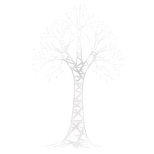 White Tree In Abstract Form PNG Rpa71 PNG