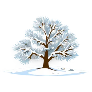 White Tree In Snow Wallpaper Png Okl30 PNG image