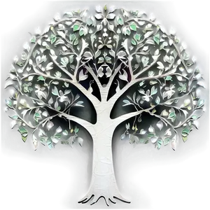 White Tree Of Life Logo PNG Gmv PNG