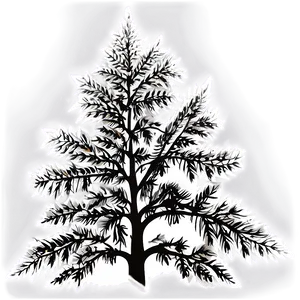 White Tree Silhouette PNG Rgv25 PNG