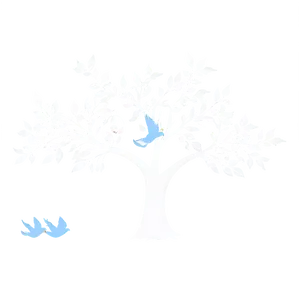 White Tree With Birds Clipart Png Ahc PNG image