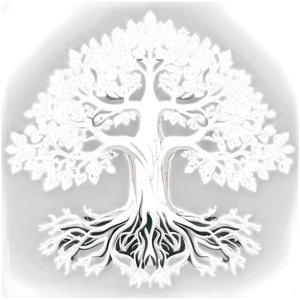 White Tree With Roots Vector Png 06252024 PNG image