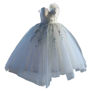 White Tulle Dress Fantasy PNG Fhd28 PNG