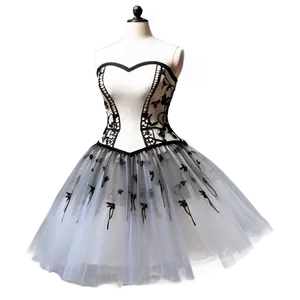 White Tulle Dress Fantasy PNG Jqx71 PNG