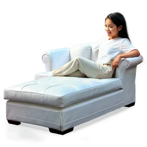 White Two-seater Couch Png Dej12 PNG image