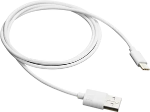 White U S B C Cable