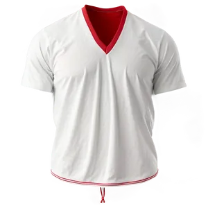 White V-neck Shirt Png 32 PNG image