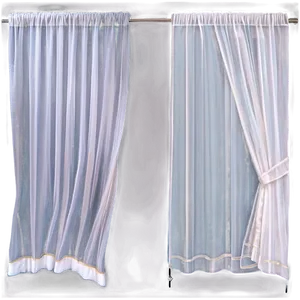 White Voile Curtains Png 55 PNG image