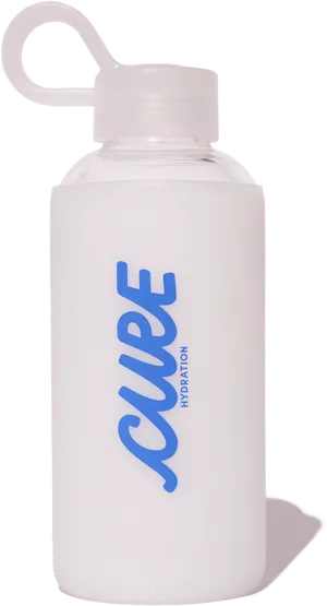 White Water Bottle C U V E E Branding PNG image