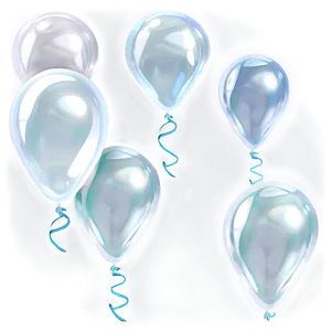 White Wedding Balloon Png Nwy66 PNG image