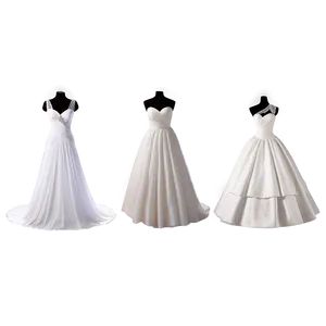 White Wedding Dresses PNG Bjh17 PNG