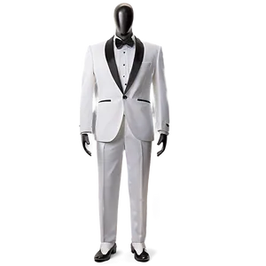 White Wedding Tuxedo PNG 45