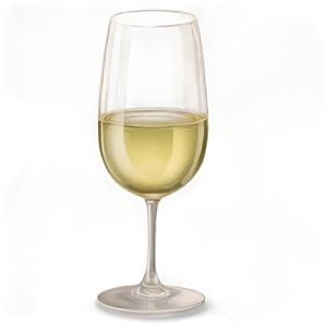 White Wine Cozy Evening PNG 24