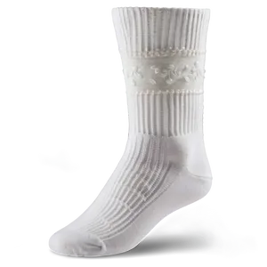 White Winter Socks PNG 06272024