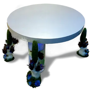 White Wooden Table PNG 21