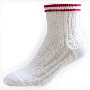 White Wool Socks Png 06272024 PNG image