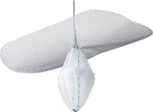 White3 D Model Airplane Hanging