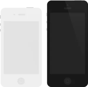 Whiteand Blacki Phones PNG image