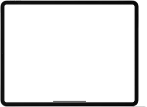 Whitei Pad Blank Screen PNG image