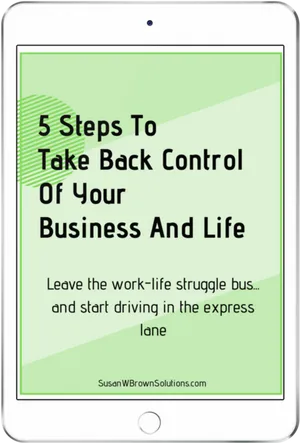 Whitei Pad Business Life Control Ebook Cover PNG image