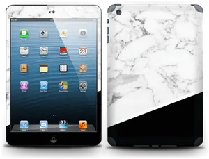 Whitei Pad Frontand Back PNG image