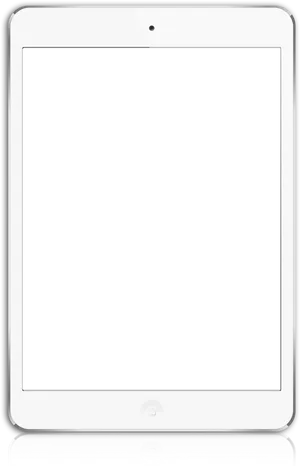 Whitei Pad Mockup Blank Screen PNG image