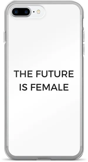 Whitei Phone Case Future Is Female PNG image