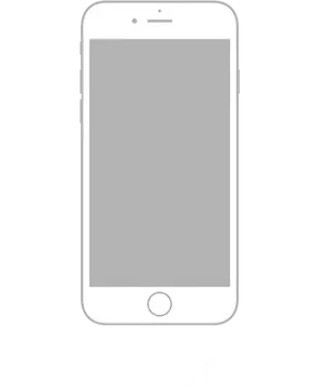 Whitei Phone6s Vector Illustration PNG image