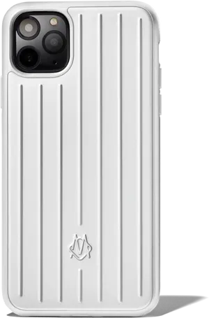 Whitei Phonewith Protective Case PNG image