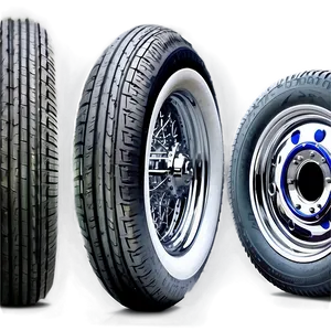 Whitewall Tires Png 06122024 PNG image