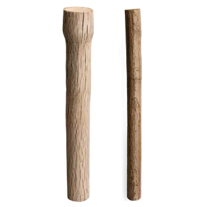Whittled Wood Stick PNG 06272024 PNG