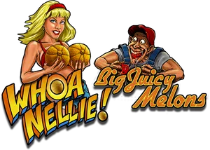 Whoa Nellie Big Juicy Melons Artwork PNG image