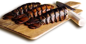 Whole Lobster Tailon Cutting Board PNG image