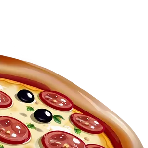 Whole Pizza Cartoon Image PNG 06272024 PNG