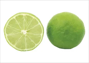 Wholeand Halved Lime PNG image