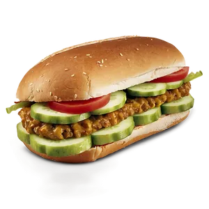 Whopper With Pickles PNG Nsb