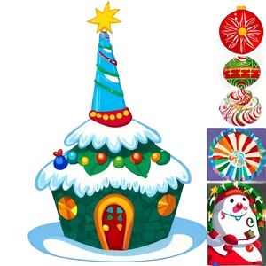 Whoville Holiday Decoration Png Xpt31 PNG image