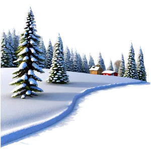 Whoville Snowy Landscape Png 06202024 PNG image