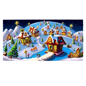 Whoville Town Square Png 06202024 PNG image