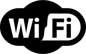 Wi Fi Logo Black Background PNG image