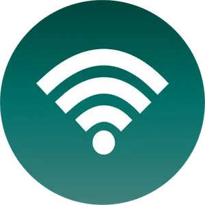 Wi Fi Signal Icon Green Background PNG image