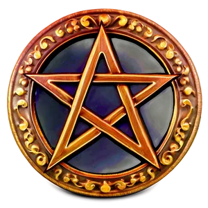 Wiccan Pentagram Outline Png 22 PNG image