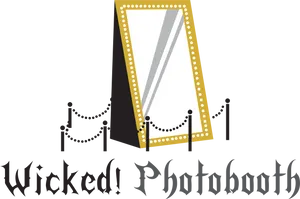 Wicked Photobooth Graphic PNG image