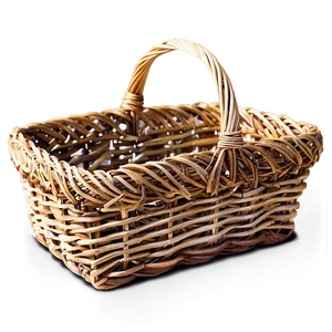 Wicker Basket PNG Qey43 PNG