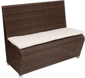 Wicker Outdoor Bench With Cushion.png