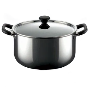 Wide Bottom Cooking Pot PNG 06122024